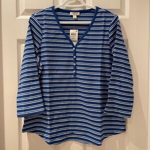 Woman’s striped long sleeve